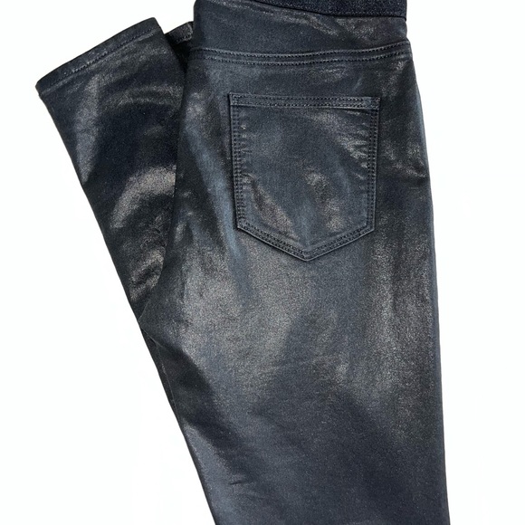 One State Black Waxed Skinny Jeans - Picture 2 of 5